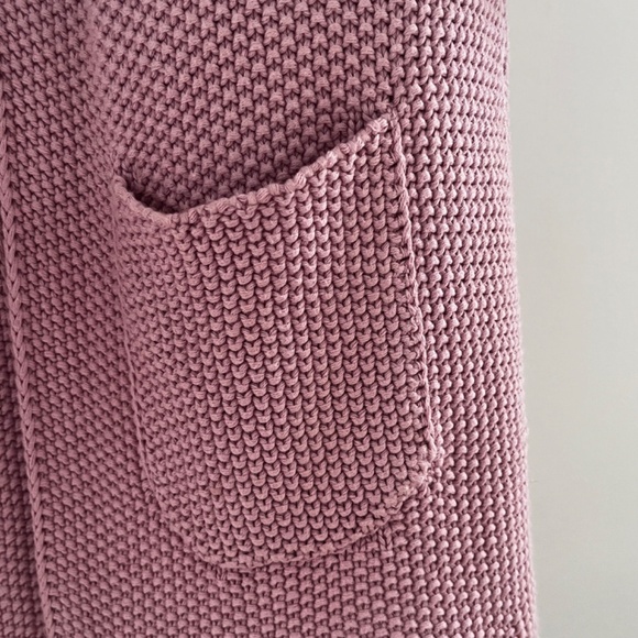🇩🇰 Light Pink Long Cotton Cardigan Denmark - Picture 7 of 10